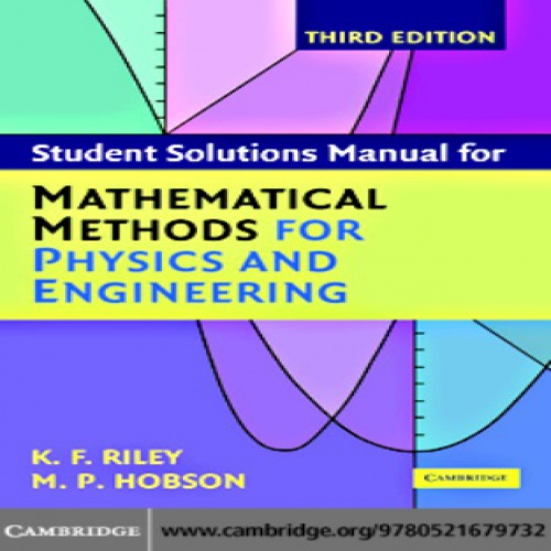  حل المسائل روش های ریاضی در فیزیک هابسون